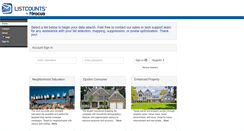 Desktop Screenshot of nfocus.listcounts.com